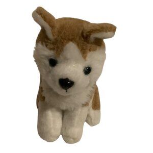Our Generation Battat Plush Husky Puppy Dog Toy 6” Brown White
